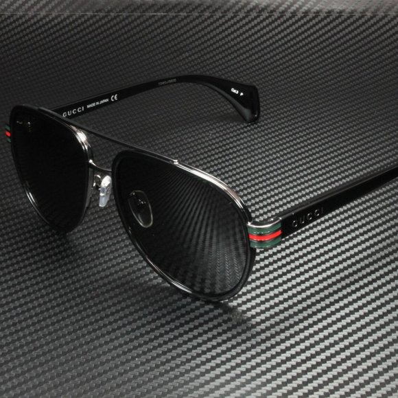 Gucci Black 58mm Sunglasses - Picture 1 of 3